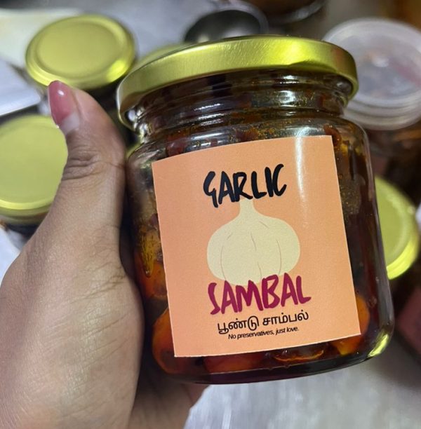 Garlic Sambal/ Sambal Bawang Putih/  பூண்டு சம்பல்" (poondu sambal)