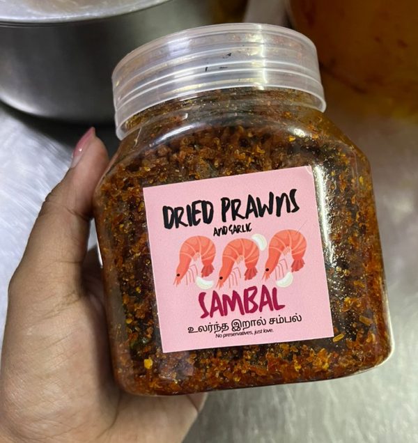 Prawns Sambal/ Sambal Udang Kering / காஞ்சா இறால் சம்பல் (iraal sambal)